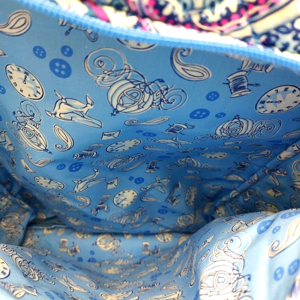 Vera Bradley Disney Cinderella Paisley XL Campus Backpack NWT - Picture 6 of 7